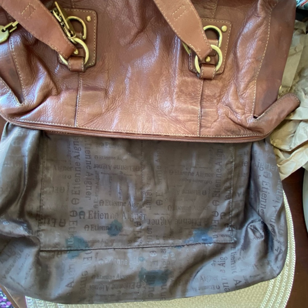Vintage ETIENNE AIGNER Brown Leather - Picture 16 of 16